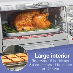 Air Fryer Toaster Oven with Quantum Air Fry™ Technology