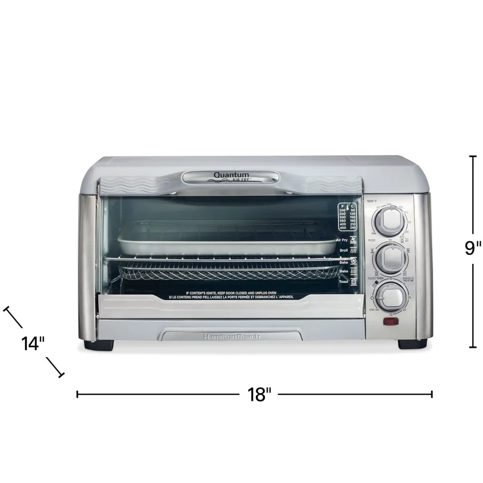 Air Fryer Toaster Oven with Quantum Air Fry™ Technology