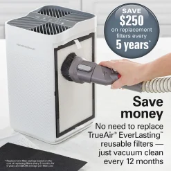 Air Purifier with TrueAir® EverLasting™ Reusable Filters