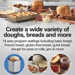 Artisan Dough & Bread Maker, Black