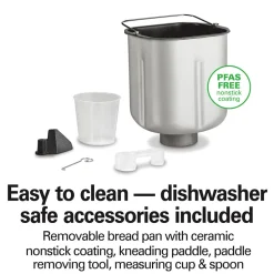 Artisan Dough & Bread Maker, Black