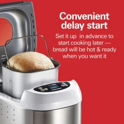 Artisan Dough & Bread Maker, White&Stainless