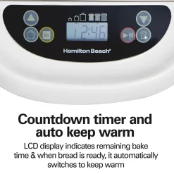 Artisan Dough & Bread Maker, White&Stainless