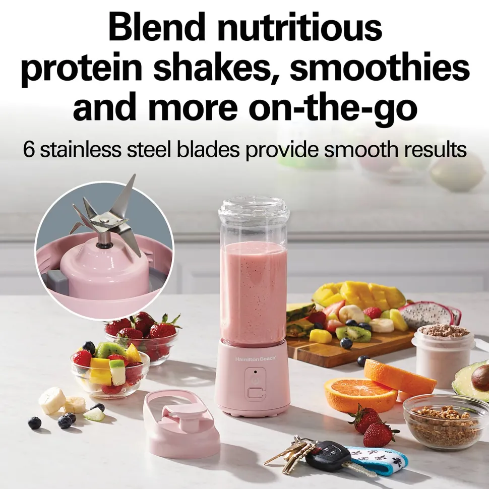 Blend Now™ Portable Cordless Blender,Rose