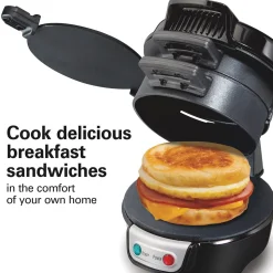 Breakfast Sandwich Maker, Black