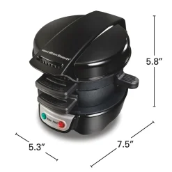 Breakfast Sandwich Maker, Black