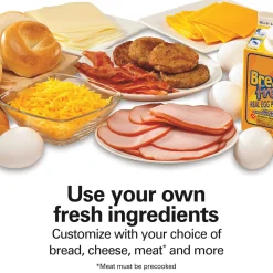 Breakfast Sandwich Maker, Gray