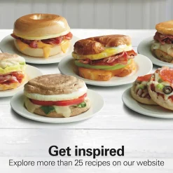 Breakfast Sandwich Maker, Gray