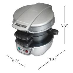 Breakfast Sandwich Maker, Gray