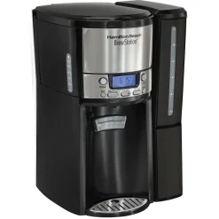 BrewStation® 12 Cup Coffee Maker with Removable Reservoir, Black & Stainless