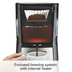 BrewStation® 12 Cup Coffee Maker Black & Stainless