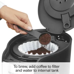 BrewStation® 12 Cup Coffee Maker Black & Stainless