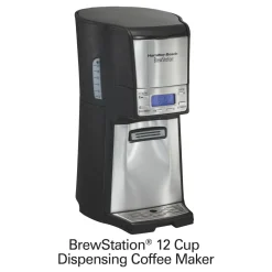 BrewStation® 12 Cup Coffee Maker Black & Stainless