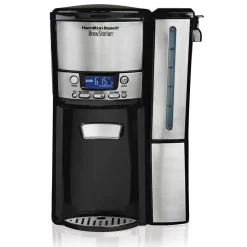 BrewStation® 12 Cup Programmable Coffee Maker with Removable Water Reservoir, Black & Stainless