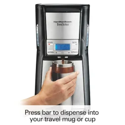 BrewStation® 12 Cup Programmable Coffee Maker Black & Stainless