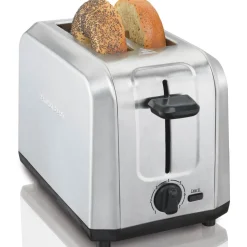 Brushed Stainless Steel 2-Slice Toaster