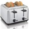 Brushed Stainless Steel 4-Slice Toaster