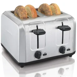 Brushed Stainless Steel 4-Slice Toaster