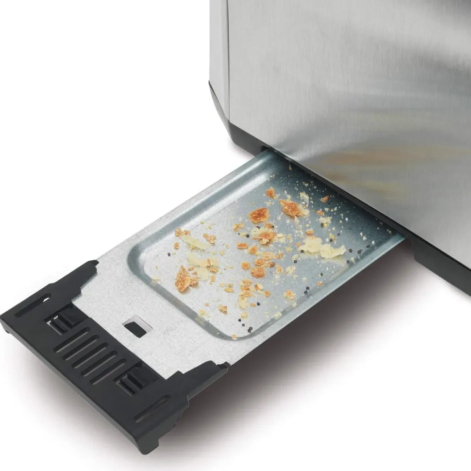 Brushed Stainless Steel 4-Slice Toaster