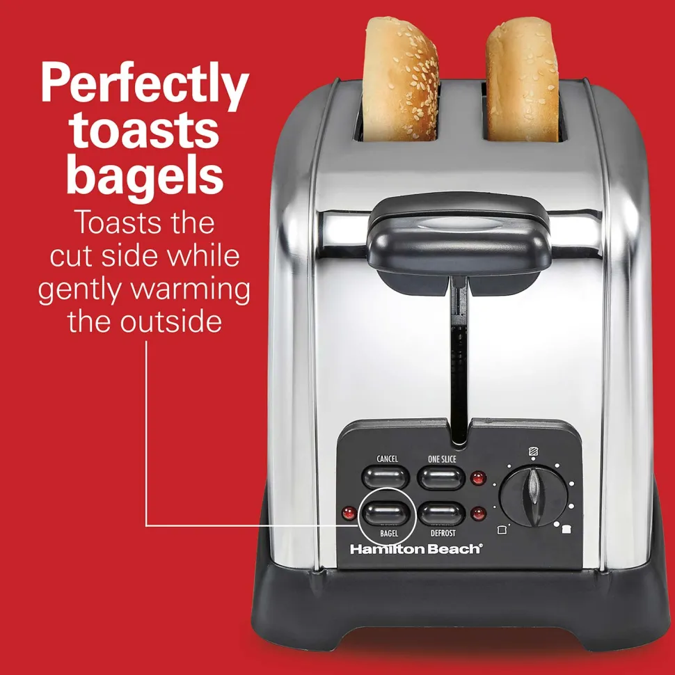 Classic 2 Slice Toaster, Stainless Steel