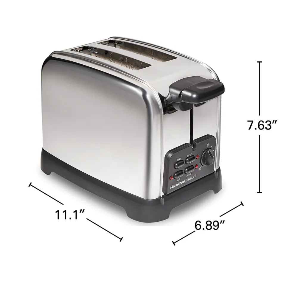 Classic 2 Slice Toaster, Stainless Steel