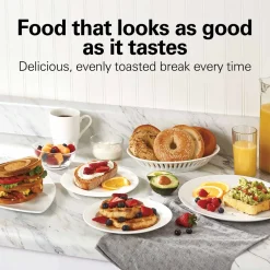 Classic 4 Slice Toaster with Sure-Toast Technology, Stainless Steel