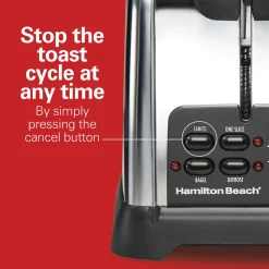 Classic 4 Slice Toaster with Sure-Toast Technology, Stainless Steel