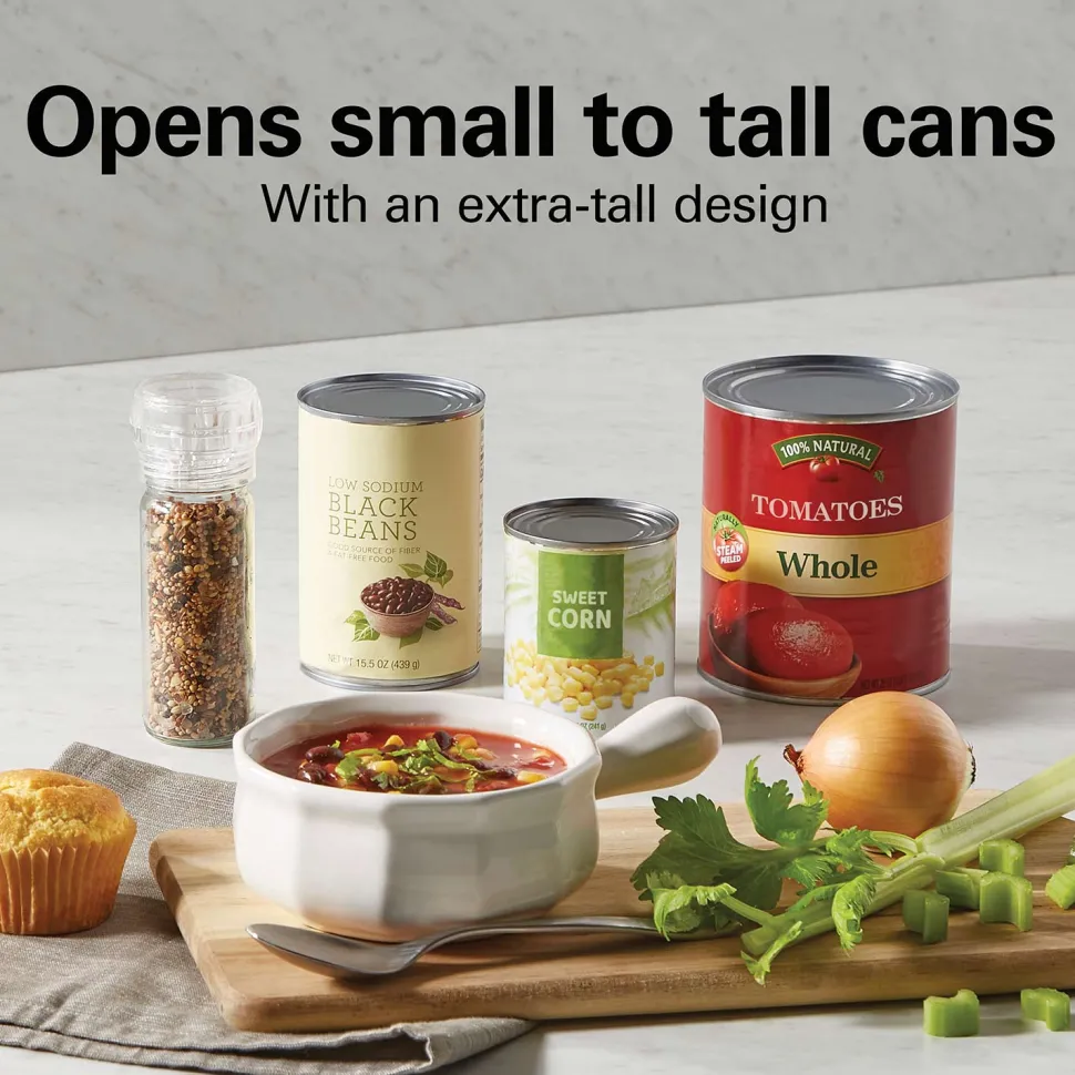 Classic Chrome Heavyweight Can Opener - Black