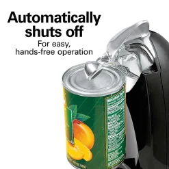 Classic Chrome Heavyweight Can Opener - Black