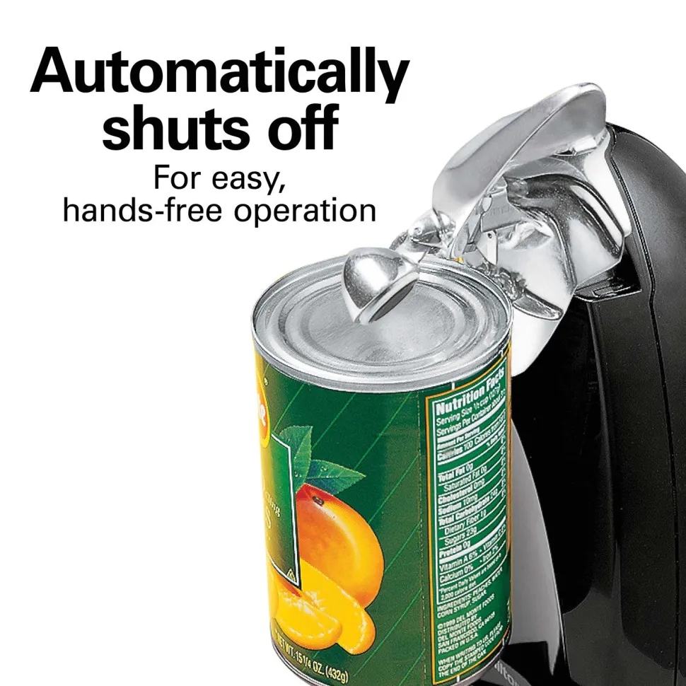 Classic Chrome Heavyweight Can Opener - Black