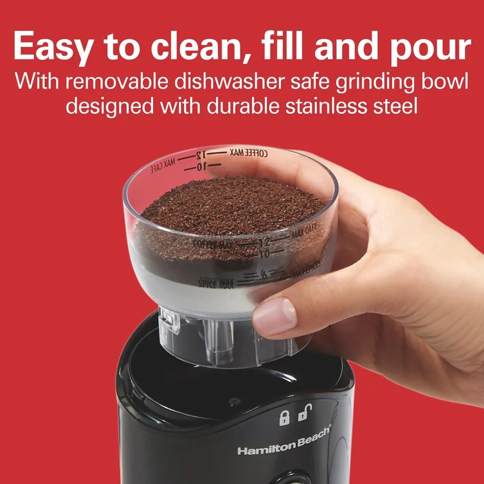 Coffee and Spice Grinder, Black