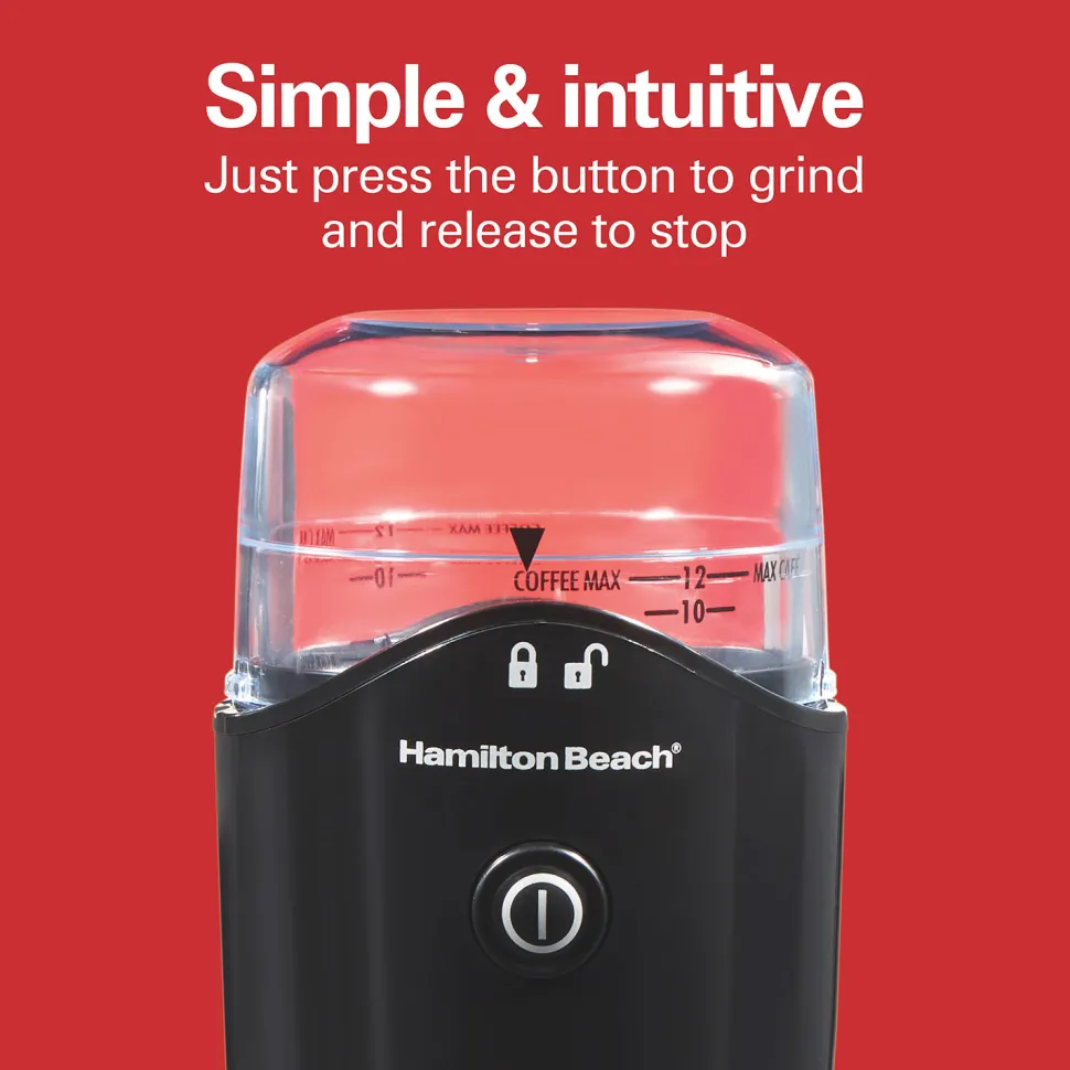 Coffee and Spice Grinder, Black