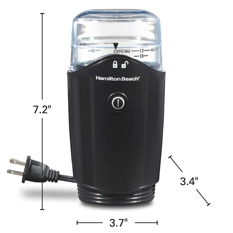 Coffee and Spice Grinder, Black