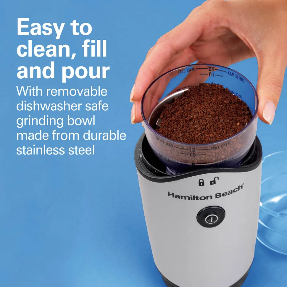 Coffee Grinder, Silver