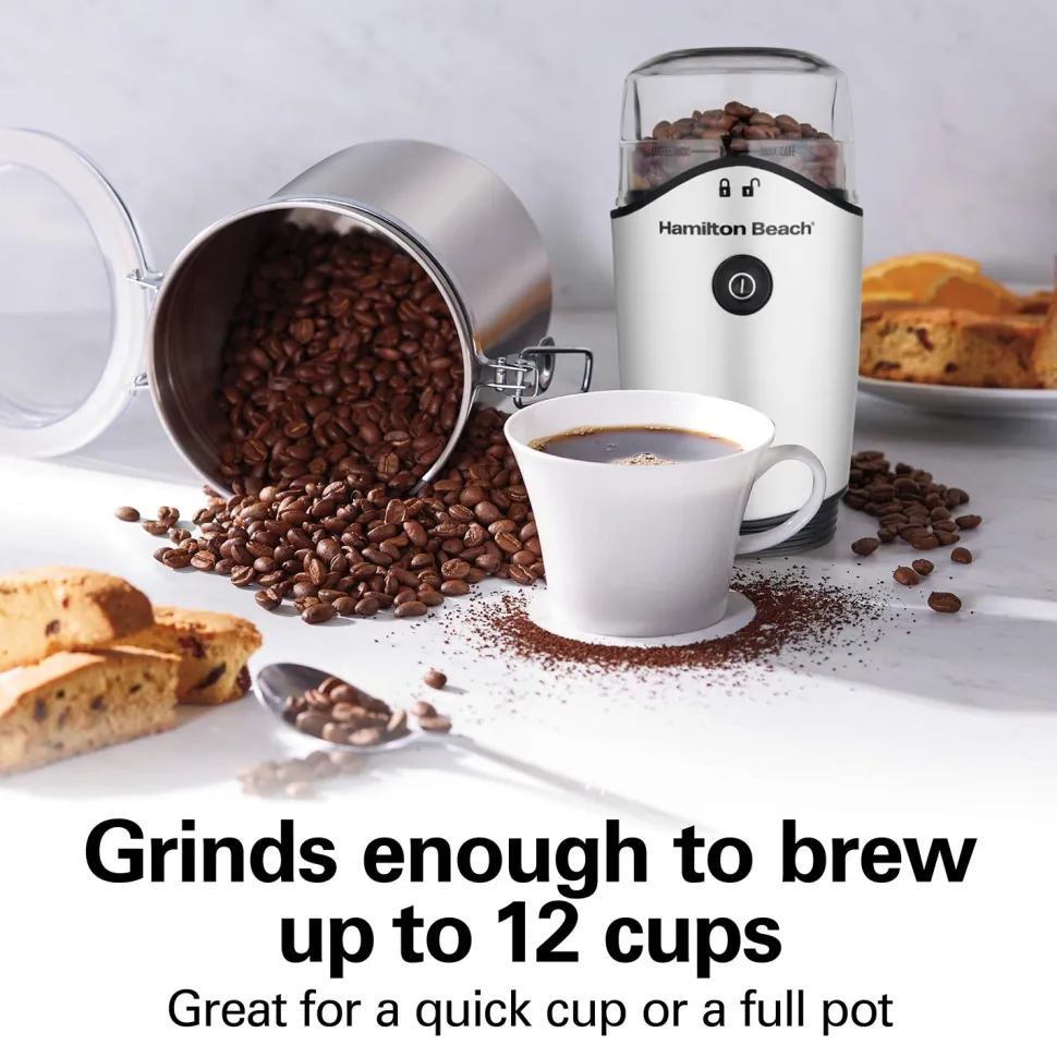 Coffee Grinder, Silver