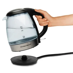 Compact 1.2 Liter Glass Kettle