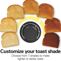 Compact 2 Slice Toaster