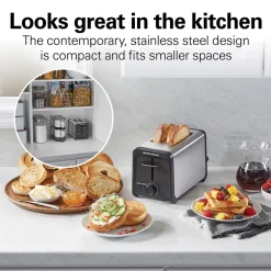 Contemporary 2 Slice Toaster