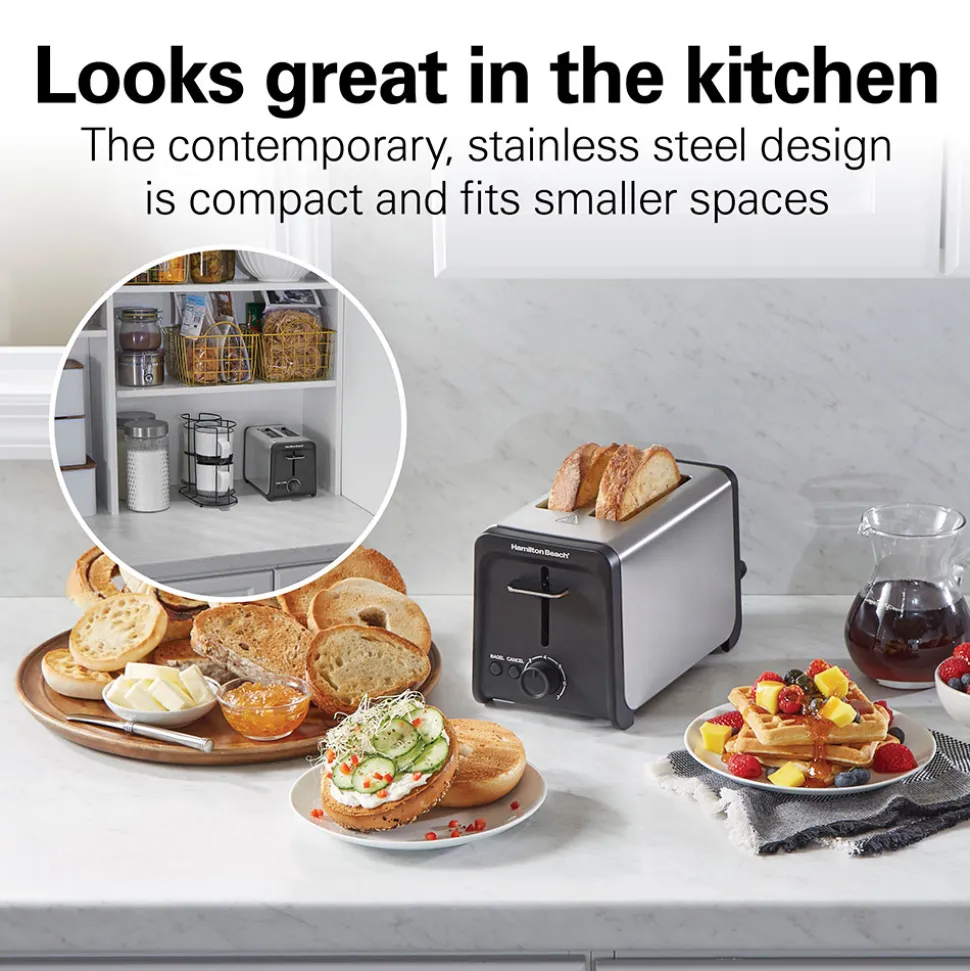 Contemporary 2 Slice Toaster