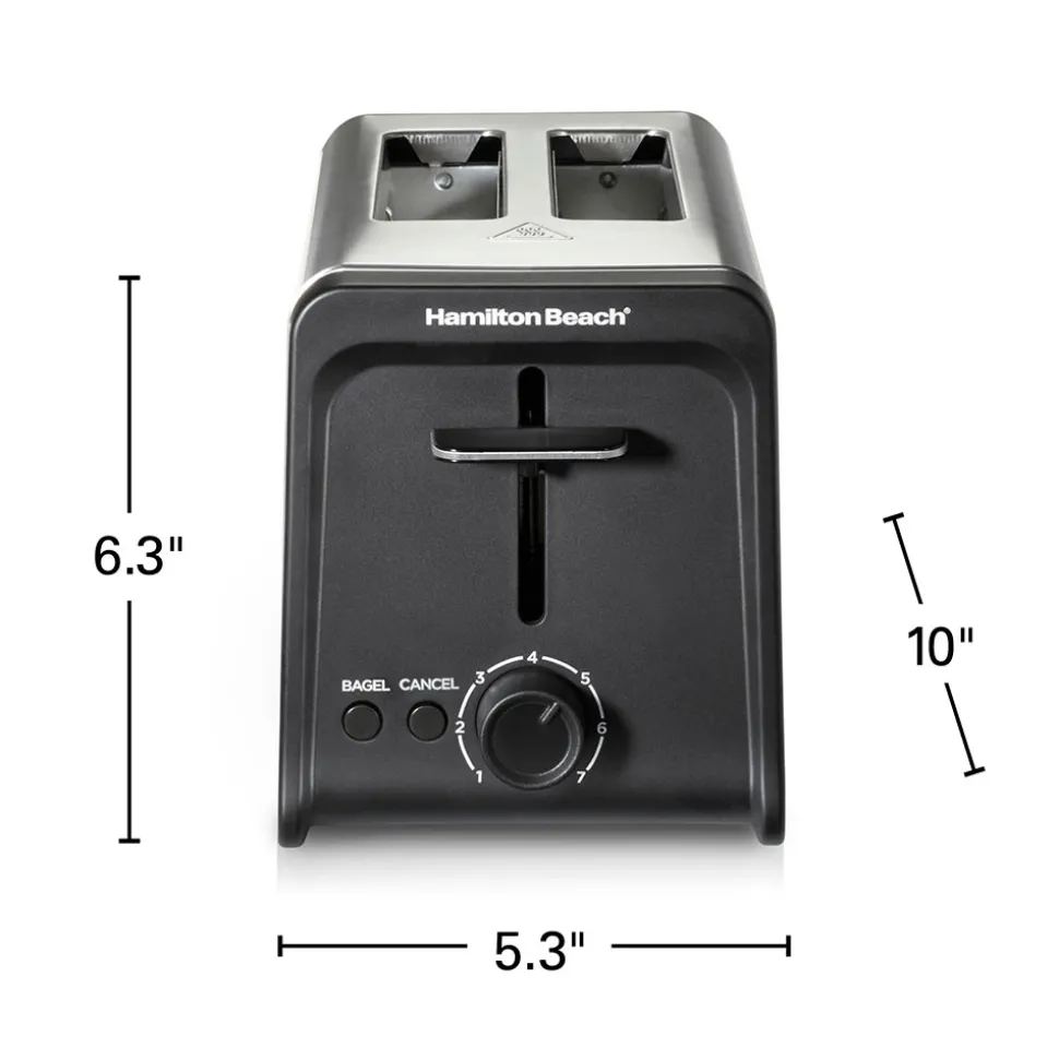 Contemporary 2 Slice Toaster