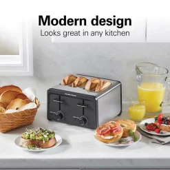 Contemporary 4 Slice Toaster