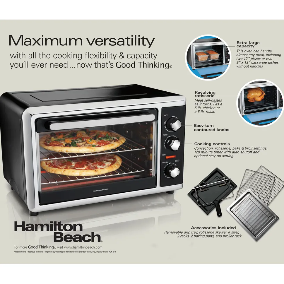 Countertop Oven with Convection and Rotisserie