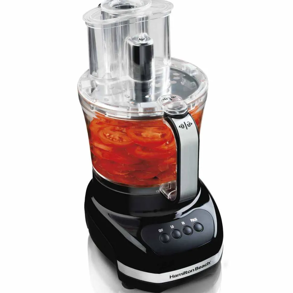 12-Cup Big Mouth® Duo Plus Food Processor with 2 Bowls, Touch Pad Controls