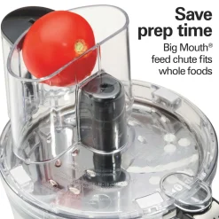 12-Cup Big Mouth® Duo Plus Food Processor with 2 Bowls, Touch Pad Controls