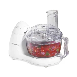 8-Cup Food Processor with 2 Speeds plus Pulse, White