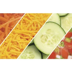 8-Cup Food Processor with 2 Speeds plus Pulse, White