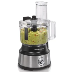 10-Cup Food Processor with Bowl Scraper, Black & Stainless