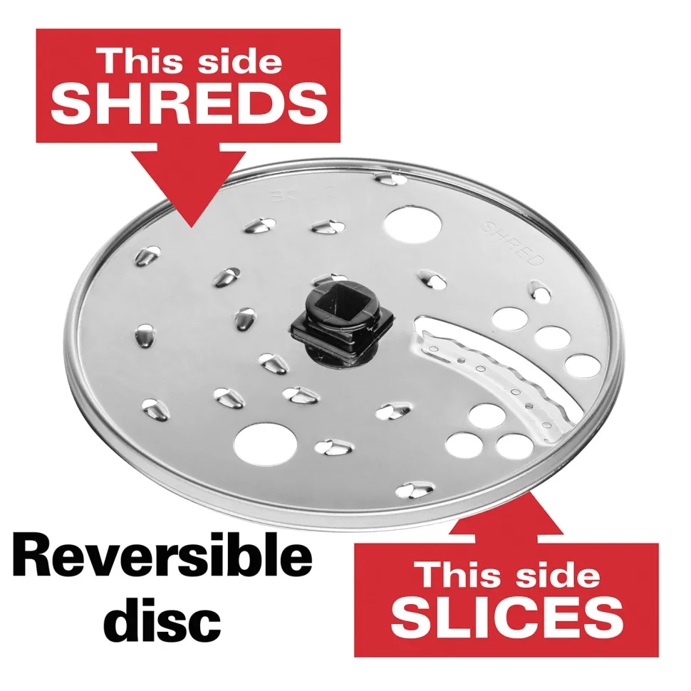 10-Cup Food Processor with Bowl Scraper, Black & Stainless