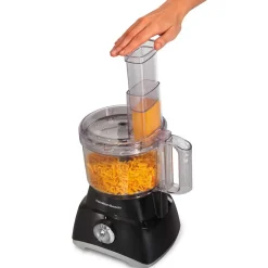 8-Cup Food Processor with Compact Storage, 2 Speeds,