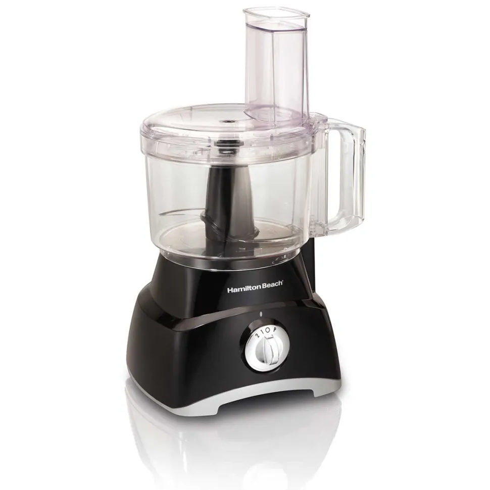 8-Cup Food Processor with Compact Storage, 2 Speeds,